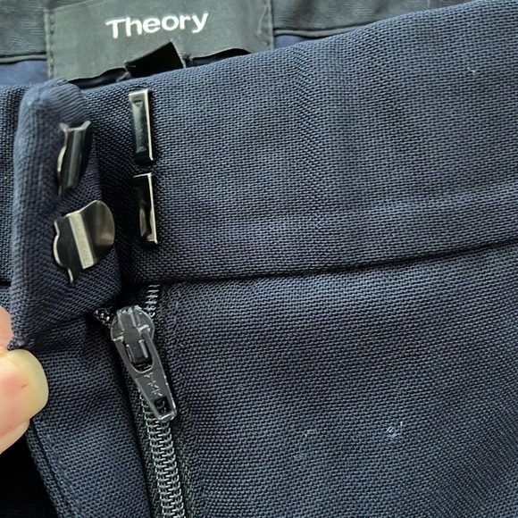 Vintage Theory Testra 2C Contour Wool
 Navy Pants Size 8 Made in USA - Picture 5 of 9